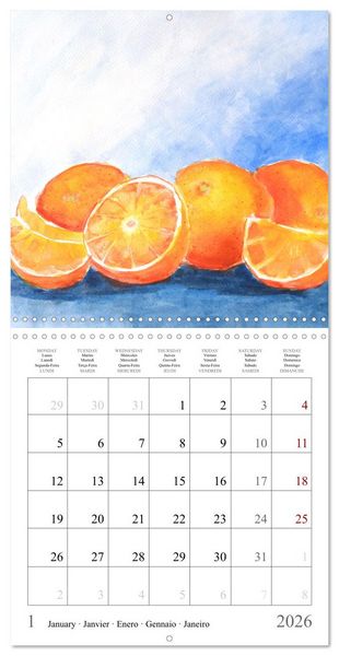 Produktbild: Oasis of calm - Finding silence in painted still life (Wall Calendar 2026 12 &times; 12 Inch) CALVENDO 12 Month Wall Calendar