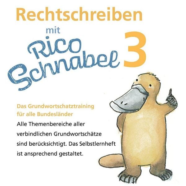 Produktbild: Rechtschreiben mit Rico Schnabel, Klasse 3