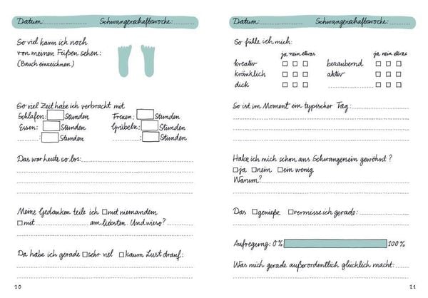 Produktbild: Tagebuch - Meine Schwangerschaft