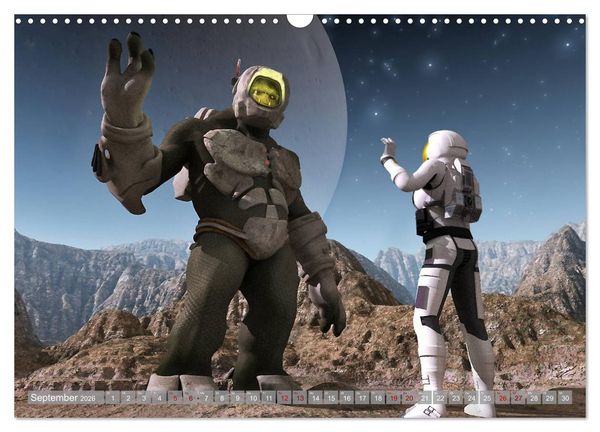 Produktbild: Science Fiction Visionen (Wandkalender 2026 DIN A3 quer), CALVENDO Monatskalender