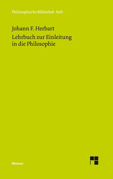 Lehrbuch zur Einleitung in die Philosophie