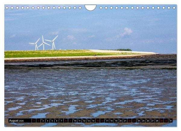 Produktbild: Nordseeinsel Pellworm 2026 (Wandkalender 2026 DIN A4 quer), CALVENDO Monatskalender