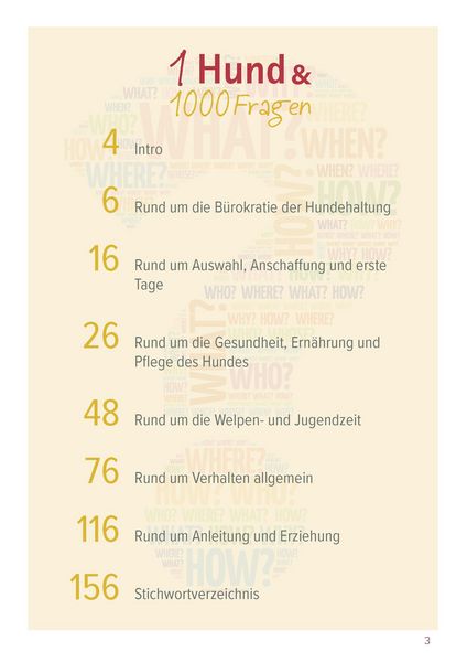 Produktbild: Ein Hund und 1000 Fragen