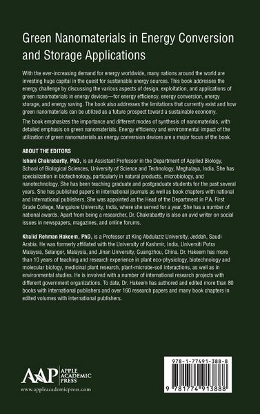 Produktbild: Green Nanomaterials in Energy Conversion and Storage Applications