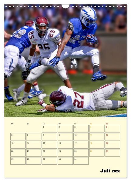 Produktbild: American Football, Team-Arbeit (Wandkalender 2026 DIN A3 hoch), CALVENDO Monatskalender