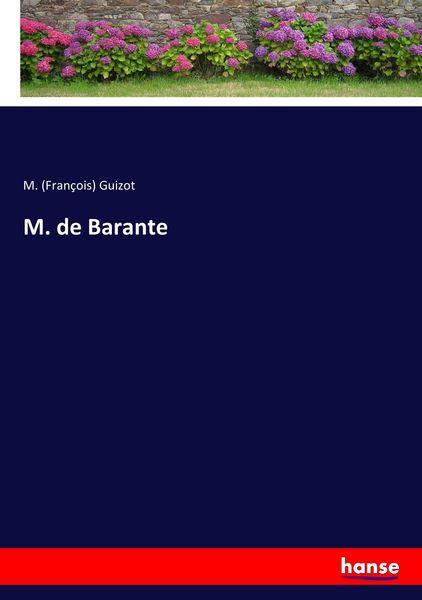 Produktbild: M. de Barante