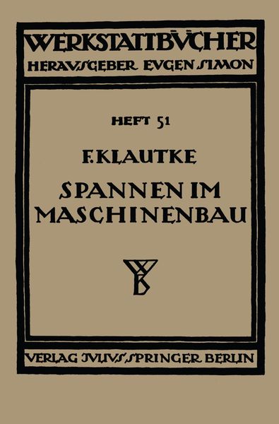 Produktbild: Spannen im Maschinenbau