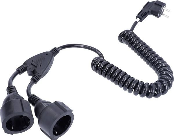 Produktbild: AS Schwabe 70429 Spezialkabel (H)05VV5-F 1m / 2.5m Schwarz 1St.