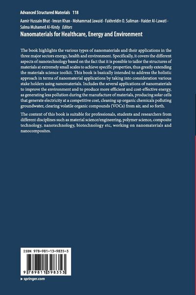 Produktbild: Nanomaterials for Healthcare, Energy and Environment