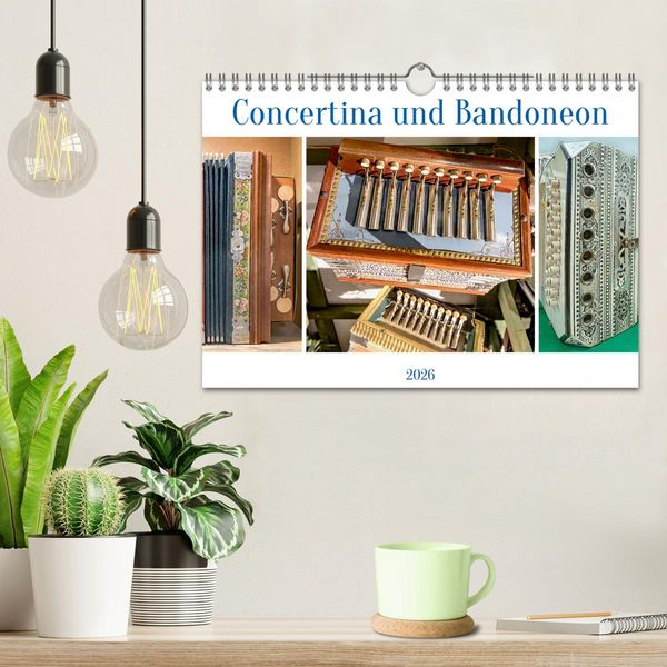 Produktbild: Concertina und Bandoneon (Wandkalender 2026 DIN A4 quer), CALVENDO Monatskalender