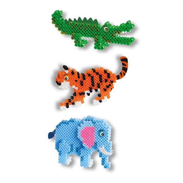 Produktbild: SES CREATIVE B&uuml;gelperlenset BEEDZ Safari Tiere 2000 St&uuml;ck