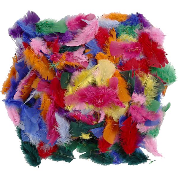 Produktbild: Creativ Company Daunen, Gr&ouml;&szlig;e 7-8 cm, Sortierte Farben, 50 g