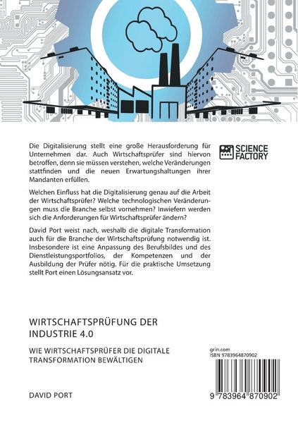 Produktbild: Wirtschaftspr&uuml;fung der Industrie 4.0