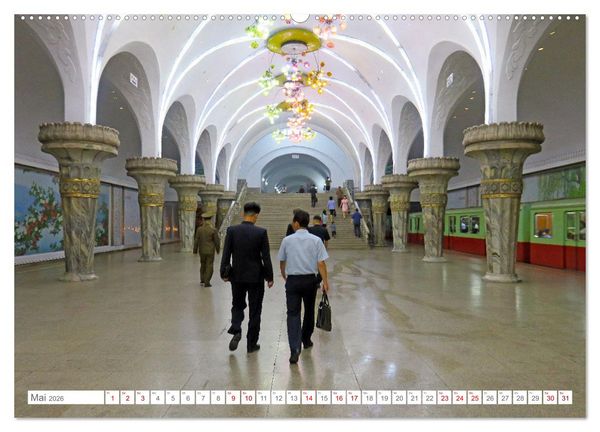 Produktbild: NORDKOREA Das Reich des Kim Jong-un (Wandkalender 2026 DIN A2 quer), CALVENDO Monatskalender