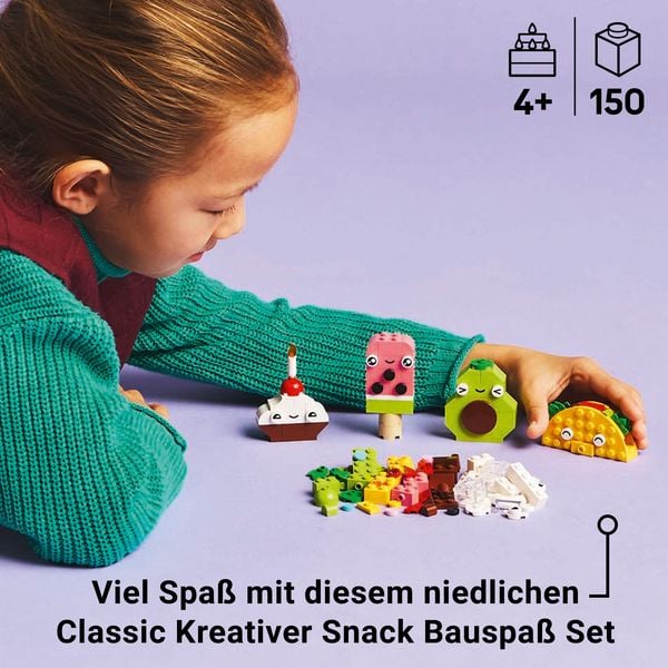 Produktbild: LEGO Classic Kreativer Snack Bauspa&szlig;, Spielzeug f&uuml;r Rollenspiele 11039