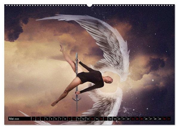 Produktbild: Pole Dance Engel (Wandkalender 2026 DIN A2 quer), CALVENDO Monatskalender