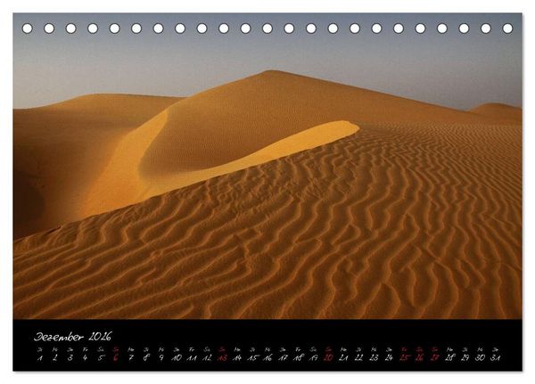 Produktbild: Faszination W&uuml;ste (Tischkalender 2026 DIN A5 quer), CALVENDO Monatskalender