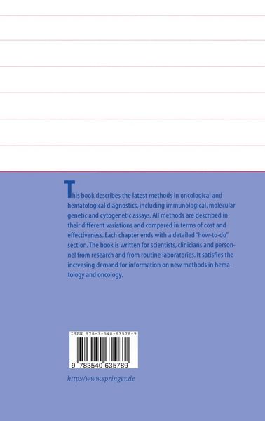 Produktbild: New Diagnostic Methods in Oncology and Hematology