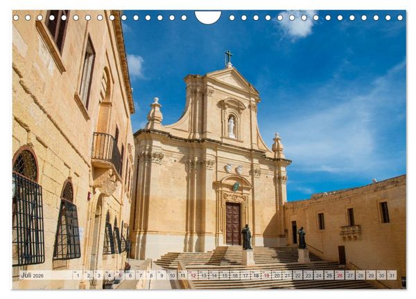 Produktbild: Malta - Wo Geschichte lebendig ist (Wandkalender 2026 DIN A4 quer), CALVENDO Monatskalender