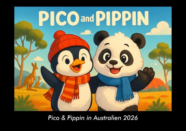 Produktbild: Pico & Pippin in Australien 2026 Fotokalender DIN A3