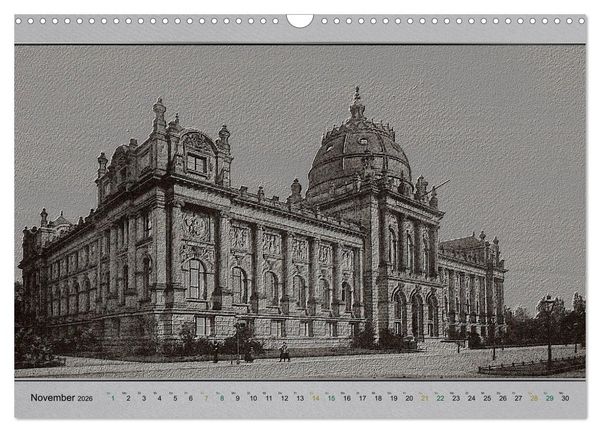 Produktbild: Hannover, alte Aufnahmen neu interpretiert. (Wandkalender 2026 DIN A3 quer), CALVENDO Monatskalender