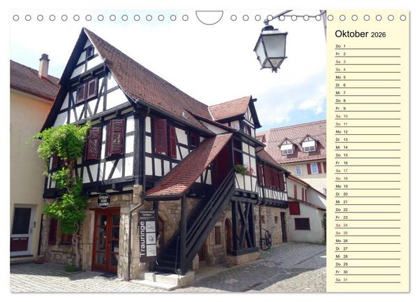 Produktbild: T&uuml;bingen erleben (Wandkalender 2026 DIN A4 quer), CALVENDO Monatskalender
