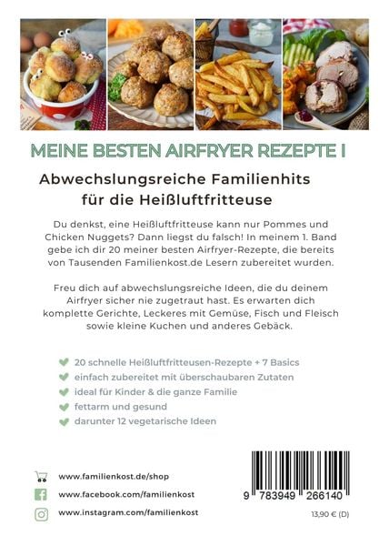 Produktbild: Meine besten Airfryer Rezepte