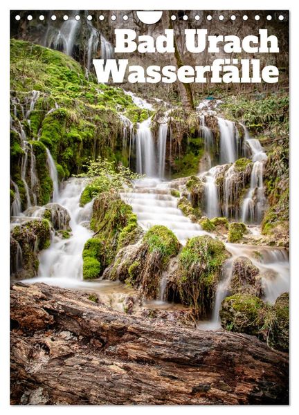 Bad Urach Wasserfälle (Wandkalender 2025 DIN A4 hoch), CALVENDO Monatskalender