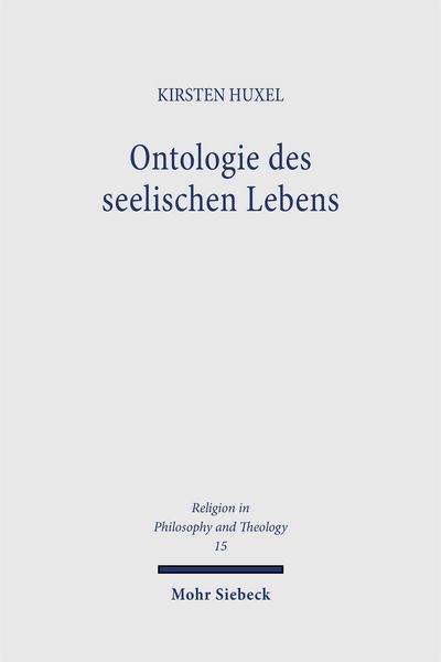 Produktbild: Ontologie des seelischen Lebens