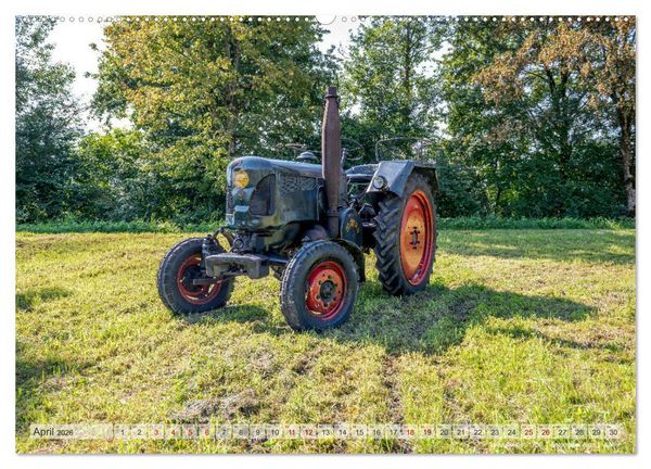 Produktbild: Traktoren &ndash; Nostalgie auf dem Bauernhof (Wandkalender 2026 DIN A2 quer), CALVENDO Monatskalender