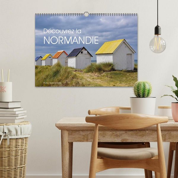 Produktbild: D&eacute;couvrez la Normandie (Calendrier mural 2026 DIN A3 vertical), CALVENDO calendrier mensuel