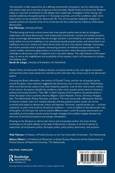 Produktbild: Populist Parties and Democratic Resilience