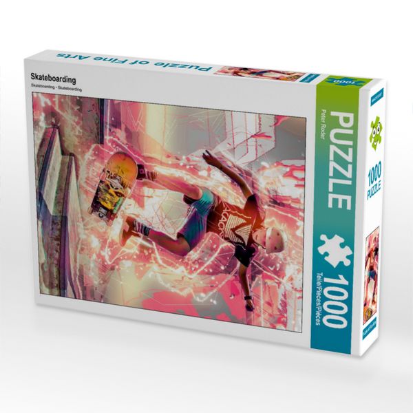 Produktbild: CALVENDO Puzzle Skateboarding 1000 Teile Lege-Gr&ouml;&szlig;e 480 x 640 cm Foto-Puzzle Bild von Peter Roder