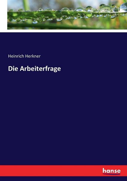 Produktbild: Die Arbeiterfrage