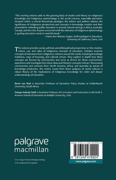 Produktbild: Indigenous Concepts of Education