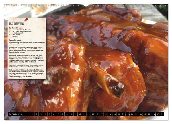Produktbild: ALIEN-BBQ 2026 (hochwertiger Premium Wandkalender 2026 DIN A2 quer), Kunstdruck in Hochglanz