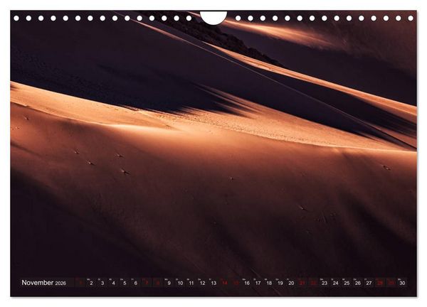 Produktbild: Atacama: Karge W&uuml;ste, m&auml;chtige Vulkane und farbenpr&auml;chtige Lagunen (Wandkalender 2026 DIN A4 quer), CALVENDO Monatskalender