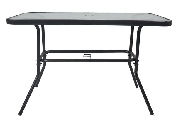 Glas Gartentisch Esstisch Balkontisch 110x55