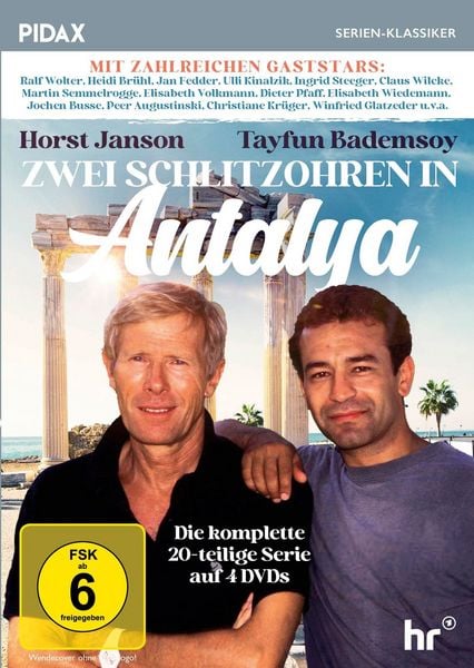 Produktbild: Zwei Schlitzohren in Antalya / Die komplette 20-teilige Serie mit Horst Janson und zahlreichen Gaststars (Pidax Serien-Klassiker) [4 DVDs]