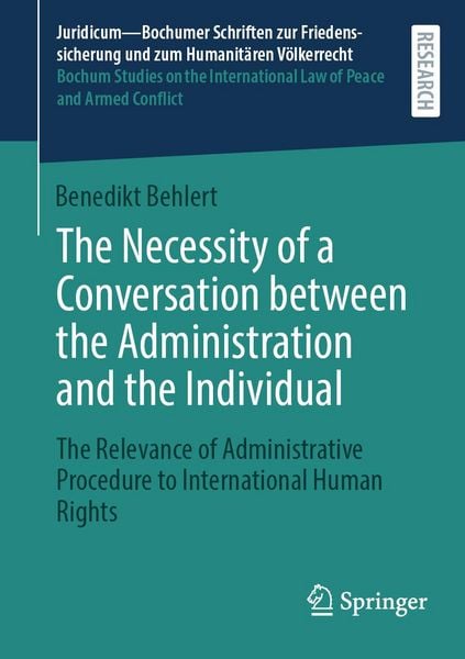 Produktbild: The Necessity of a Conversation between the Administration and the Individual
