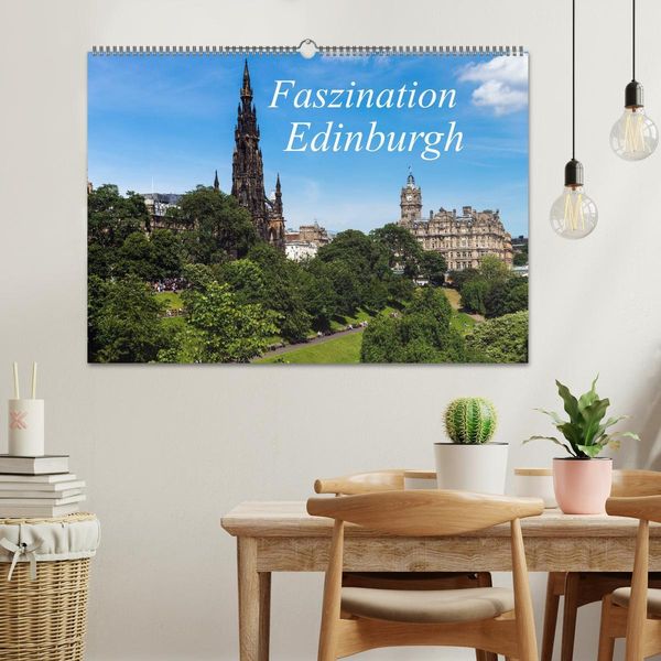 Produktbild: Faszination Edinburgh (Wandkalender 2026 DIN A2 quer), CALVENDO Monatskalender