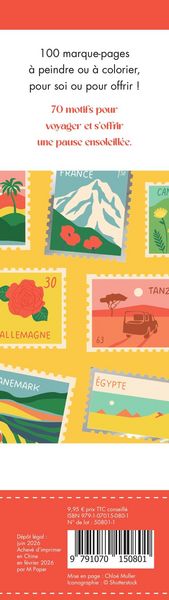 Produktbild: Un air de vacances : 100 marque-pages &agrave; peindre ou &agrave; colorier