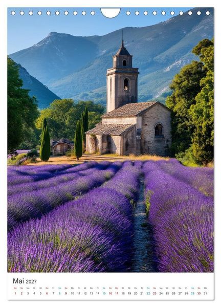 Produktbild: Der Sommer bl&uuml;ht violett (Wandkalender 2027 DIN A4 hoch), CALVENDO Monatskalender