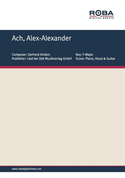 Produktbild: Ach, Alex-Alexander