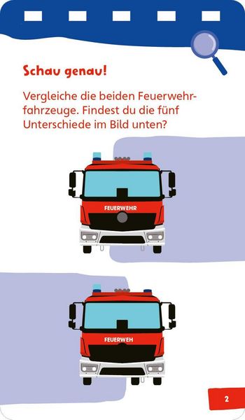 Produktbild: WAS IST WAS Kids Quiz + Spiel Feuerwehr