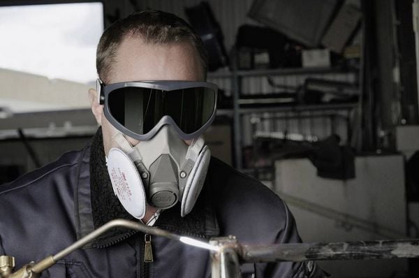 Produktbild: 3M 2895S Vollsichtbrille Schwarz, Wei&szlig; EN 169 DIN 169