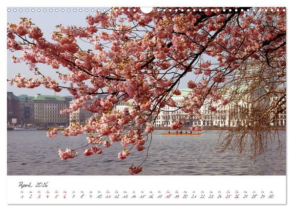 Produktbild: Alsteransichten in Hamburg (Wandkalender 2026 DIN A3 quer), CALVENDO Monatskalender