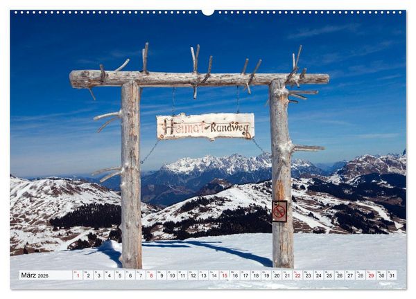Produktbild: Gr&uuml;&szlig;e aus Hinterglemm (hochwertiger Premium Wandkalender 2026 DIN A2 quer), Kunstdruck in Hochglanz