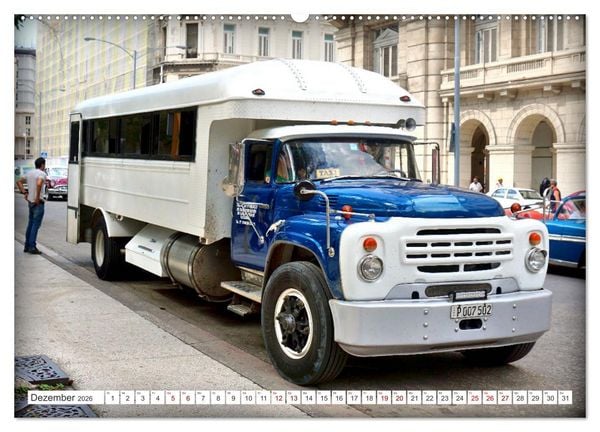 Produktbild: LKW Oldtimer der UdSSR - Sowjetische Lastkraftwagen in Kuba (Wandkalender 2026 DIN A2 quer), CALVENDO Monatskalender