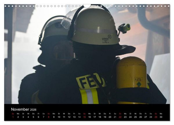 Produktbild: FEUERWEHR IM EINSATZ (Wandkalender 2026 DIN A3 quer), CALVENDO Monatskalender